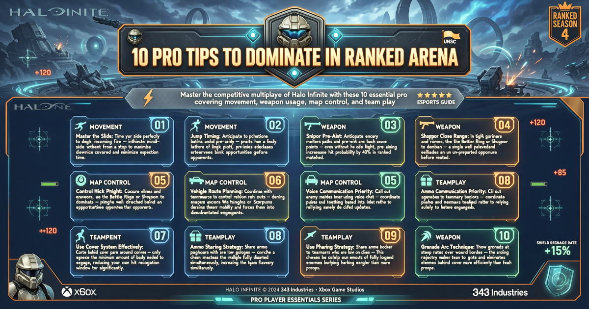Halo Infinite: 10 Pro Tips to Dominate in Ranked Arena